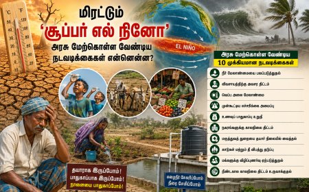 மிரட்டும் 'சூப்பர் எல் நினோ' -  மேற்கொள்ள வேண்டிய நடவடிக்கைகள் என்னென்ன?