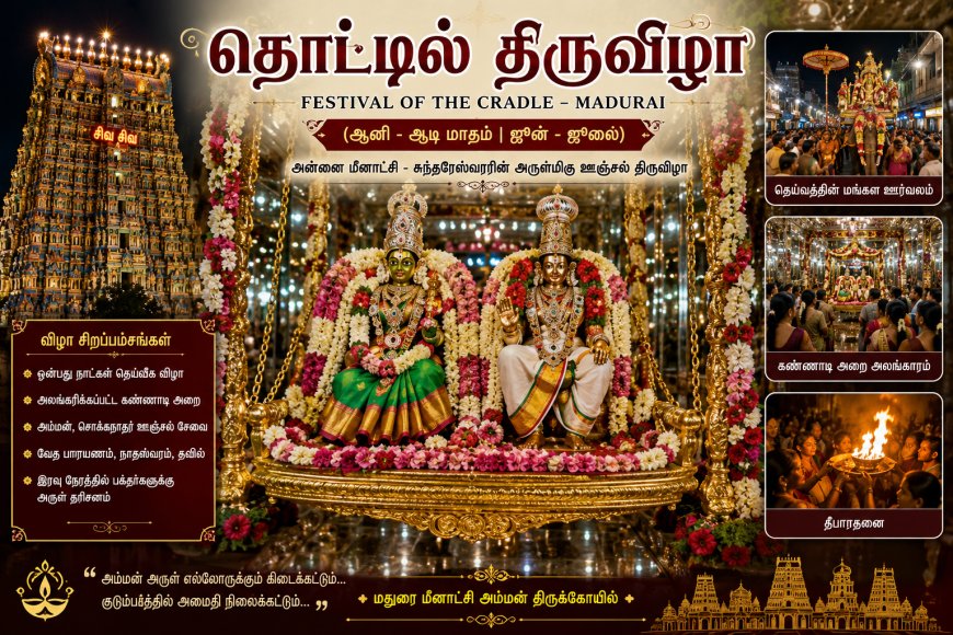 தொட்டில் திருவிழா – பக்தியும் பாசமும் இணையும் மதுரையின் பாரம்பரிய விழா!